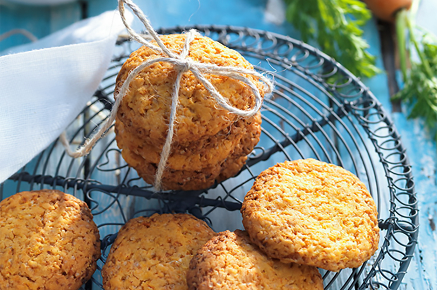 Galletas con fibra de zanahoria